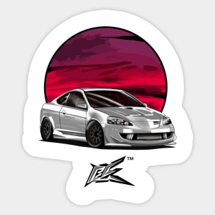 acura rsx type s silver Sticker